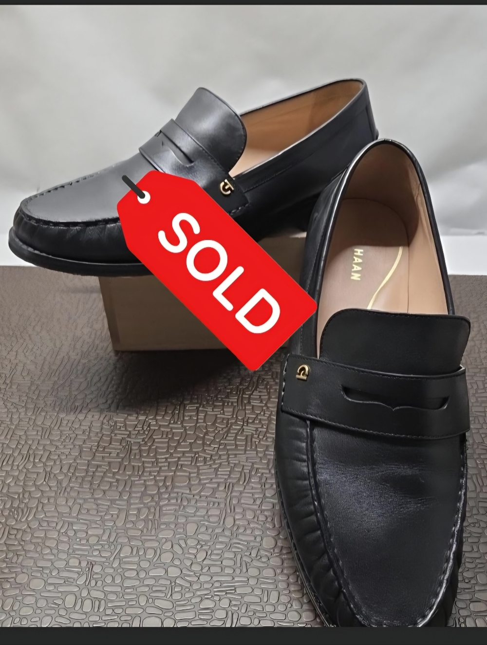 SOLD....Cole Haan Lux Pinch Penny Loafers Women’s Black 9 B